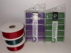 Packs Pebbles Inc. I Kan-dee Ribbon Grosgrain NEW Sealed extra ribbon for gift