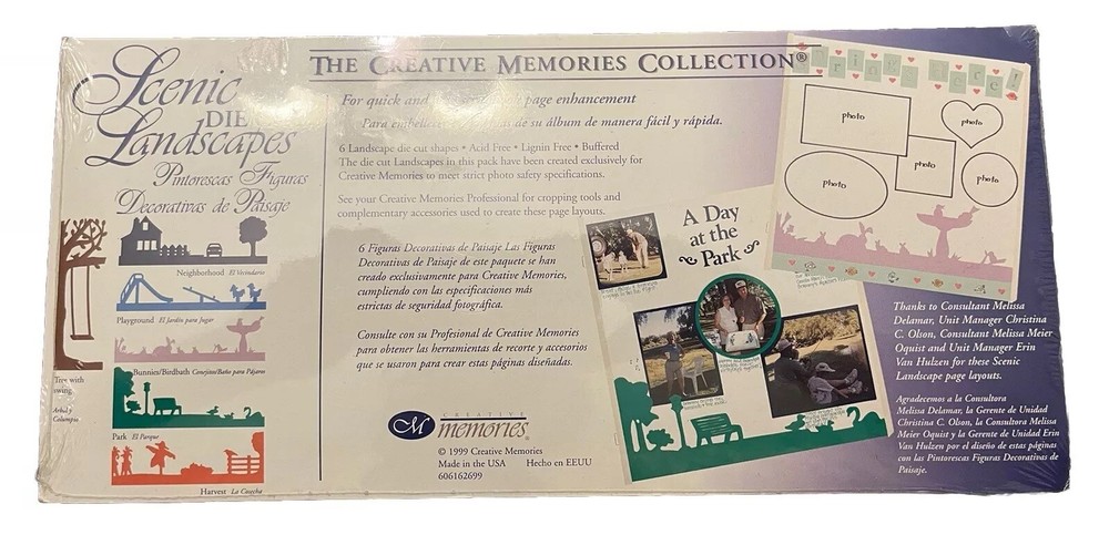 The Creative Memories Collection Scenic Die Cut Landscapes
