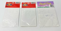 Lot 3 Packages Of Vintage Puffy Stickers Disney Mickey Goofy Pluto & Easter Read