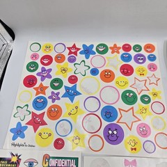 Vintage Highlights For Children Stickers Smileys Nature Fruity Animals