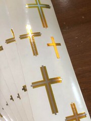 5 Mrs Grossmans Cross Stickers Religious Bible Christian Catholic Prayer Jesus