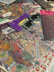 Vintage Stickers Lot Sealed Over 150 Packs Sticko Jolees Stickabikities Hallmark