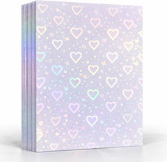 36 Sheets Holographic Sticker Paper Holographic Clear Vinyl Self Adhesive Waterp