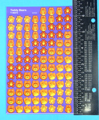 Trend Teddy Bears Sticker Sheet