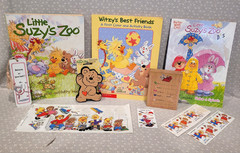 Little Suzy’s Zoo Coloring Activity Book Sticker Bear Foam Stamp Bookmark Lot