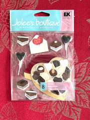 JOLEE’S BOX OF CHOCOLATES 3D STICKERS WTH VELVET