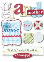 Soft Spoken Grandmother Nana Worlds Greatest Grandma Mom Grammy Family Stickers