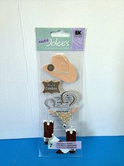 FREE SHIP! Jolee’s COWBOY TEXAS Scrapbook Dimensional Stickers TRAVEL VACATION