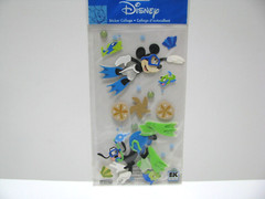Disney MICKEY AND GOOFY Scrapbooking Sticker Jolee’s EK Success SWIMMING WATER