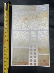 Mrs. Grossman LOT of 10 Scrap Metal Block Stickers Rusty Door & Buried Treasure