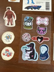 Vintage 80s Lot STICKERS 1984 Hallmark 1982 Batman Joker Nrn Sniff Puffy