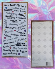 Lot EK Success, me & my BIG ideas, Penny Black Teenager Furniture M&M’s Stickers