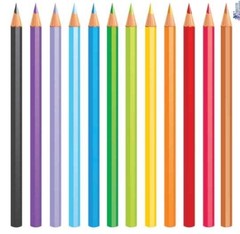 Violette STICKERS Rainbow Colored Pencil Crafts Planner Supply Scrapbook
