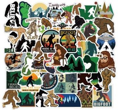 Sticker Bigfoot Sasquatch Legend Decal Vinyl Outdoors Pack Lot 50pcs (0018 #2)