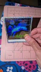 Vintage Scholastic Holographic Hologram Book Plate Sticker Tiger READ