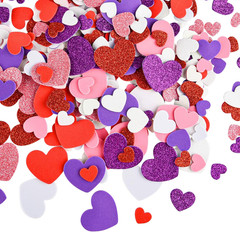 350 Pcs Foam Heart Stickers Colorful Self Adhesive for Valentine’S Day Decor