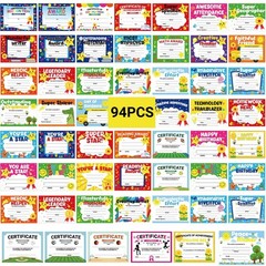 94 PCS Student Award Certificate End School Year Superlative Recognition Multi