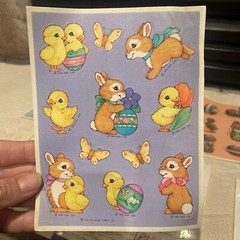 Vintage 1980s Stickers New Sealed Stickers Hallmark AGC Carlton Randor Suzy Spaf