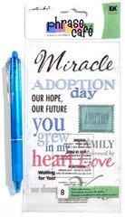 Adoption Day Family Stickers Scrapbooking Journal Card Making Sticko