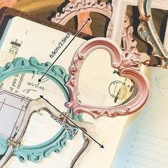 100 Pcs Vintage Frame Decorative Stickers – Scrapbooking Supplies for Color-1