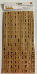 American Crafts Chipboard Alpha Thickers-Variations Available-U Choose