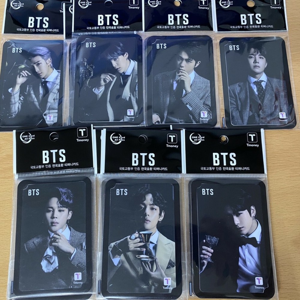BTS X CU Tmoney T money Official Transport Photo Card Limited Rare