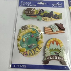 Lot of Road Trip & Camping Stickers! Themed Stickers Jolee’s Boutique