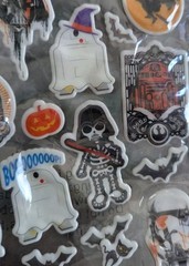 Star Wars Halloween Puffy Stickers Disney 8×10 Sheet Ghost R2-D2 Vader Pumpkin