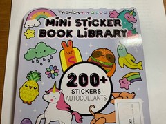 Fashion Angels Mini Sticker Book Library 200+ Stickers SEALED