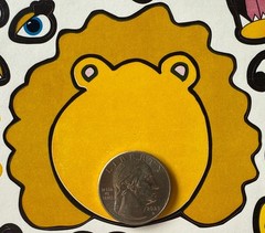 BUILD-AN-LION HEAD Sticker Set (20pc)Mane•Eyes•Hats•Sunglasses •Card Making