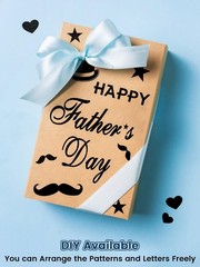 60 Sheets Father’s Day Balloon Stickers – DIY Decals for Party Decorations