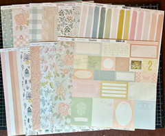 Crate Paper GINGHAM GARDEN Paperie, 6×8 12×12 Paper, Stamps, Ephemera Chipboard