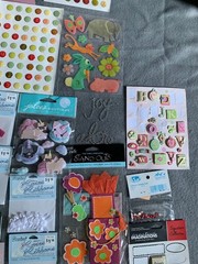 Scrapbooking & Craft Supplies Bundle Stickers Laser Borders Embellishments Ribbo