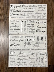 5 Creative Memories Jumbo Great Lengths Stickers Cottage Titles Kids Birthday +