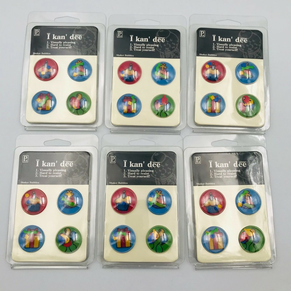 Lot of 6 I KAN DEE Shaker Bubbles 3-D Stickers New NIP Crafting -12 Styles Avail