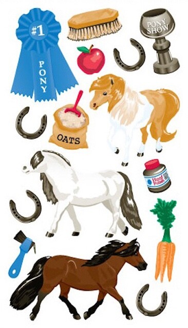 Sticko Horse Pony Show Equestrian Stickers Planner Papercraft Scrapbook