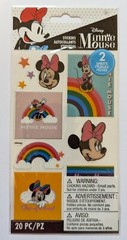 Disney Minnie Mouse Rainbow Flat Scrapbooking Stickers By EK Success