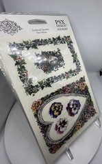 PSX Designs Stickers Pansy Frames Borders 6 Packs 2 Sheets Each Pack New