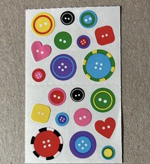 *Mrs. Grossman’s Stickers Buttons 1/2 Sheet