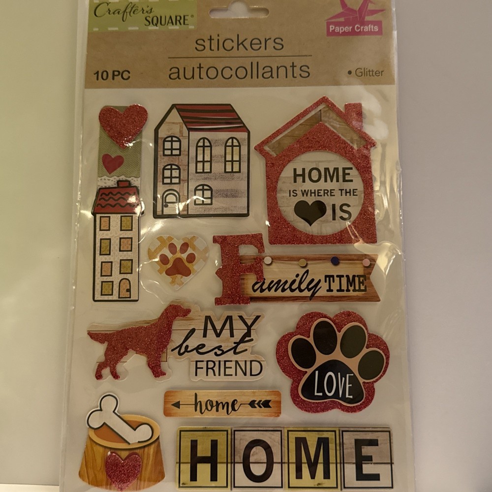 Family & Home Themed Scrapbooking Stickers By Greenbrier International