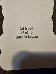 Cat And Dog Holographic Stickers Vintage 1998 CEI Made In The USA