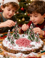 120 Pcs Mini Candy Canes for Crafts, Red White 120 and