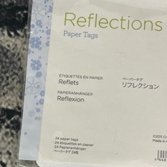 Creative Memories REFLECTIONS PAPER Tag Flower Stickers Scrapbook Craft 2 packs