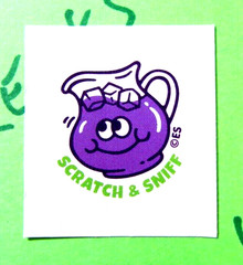 Grape Drink Everything Smells Sticker Lot Of 3