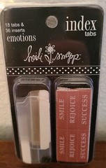 4 Packs Heidi Swapp Index Tabs Craft Embellishment – Sports, Love, Emotions #7