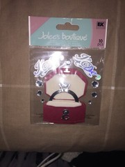 RARE Jolees Wedding Day Ring Proposal I Do Scrapbook Stickers Will You Marry Me?