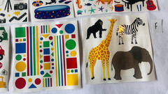 Vintage Sticker Lot 1990s Mrs. Grossman’s Sticker Sheets Set F- 16 Sheets BIN 73