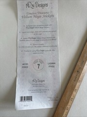 Flower Sticker ROLL NRN Designs Stickers Scrapbook Border READ Description!!!