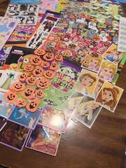 Sticker Collection Bundle – Disney, Miraculous, Random Stickers, And One Pen Lot