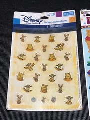VINTAGE Hallmark DISNEY Sticker Lot – WINNIE THE POOH – TIGGER – EEYORE PIGLET